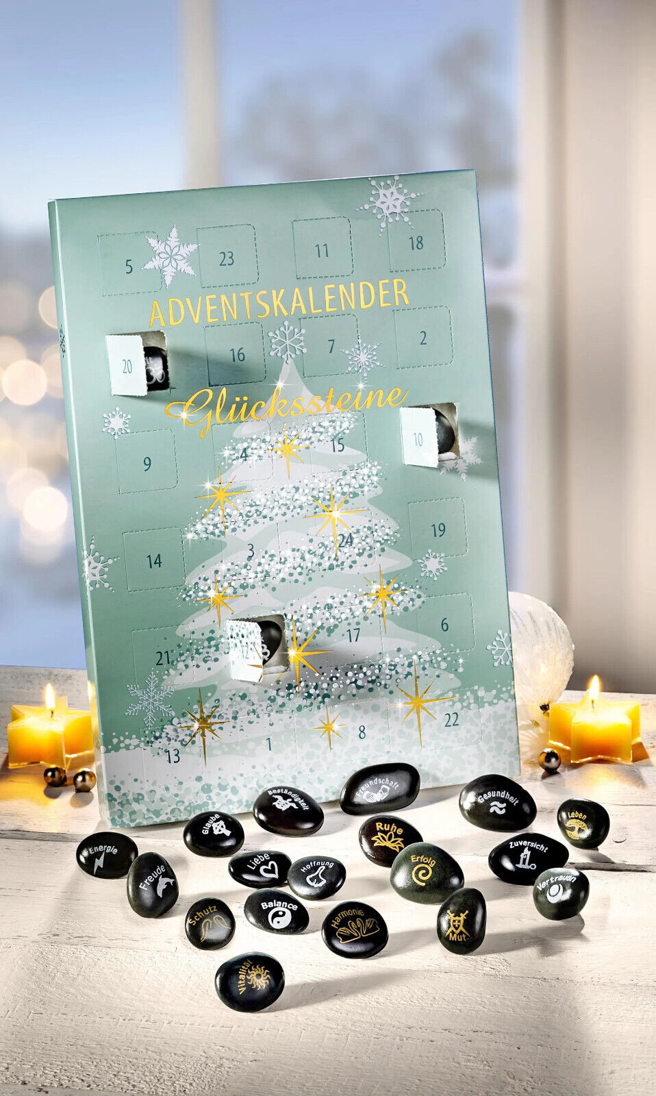 Adventskalender "Glückssteine" 2023 Advent Kalender Adventkalender
