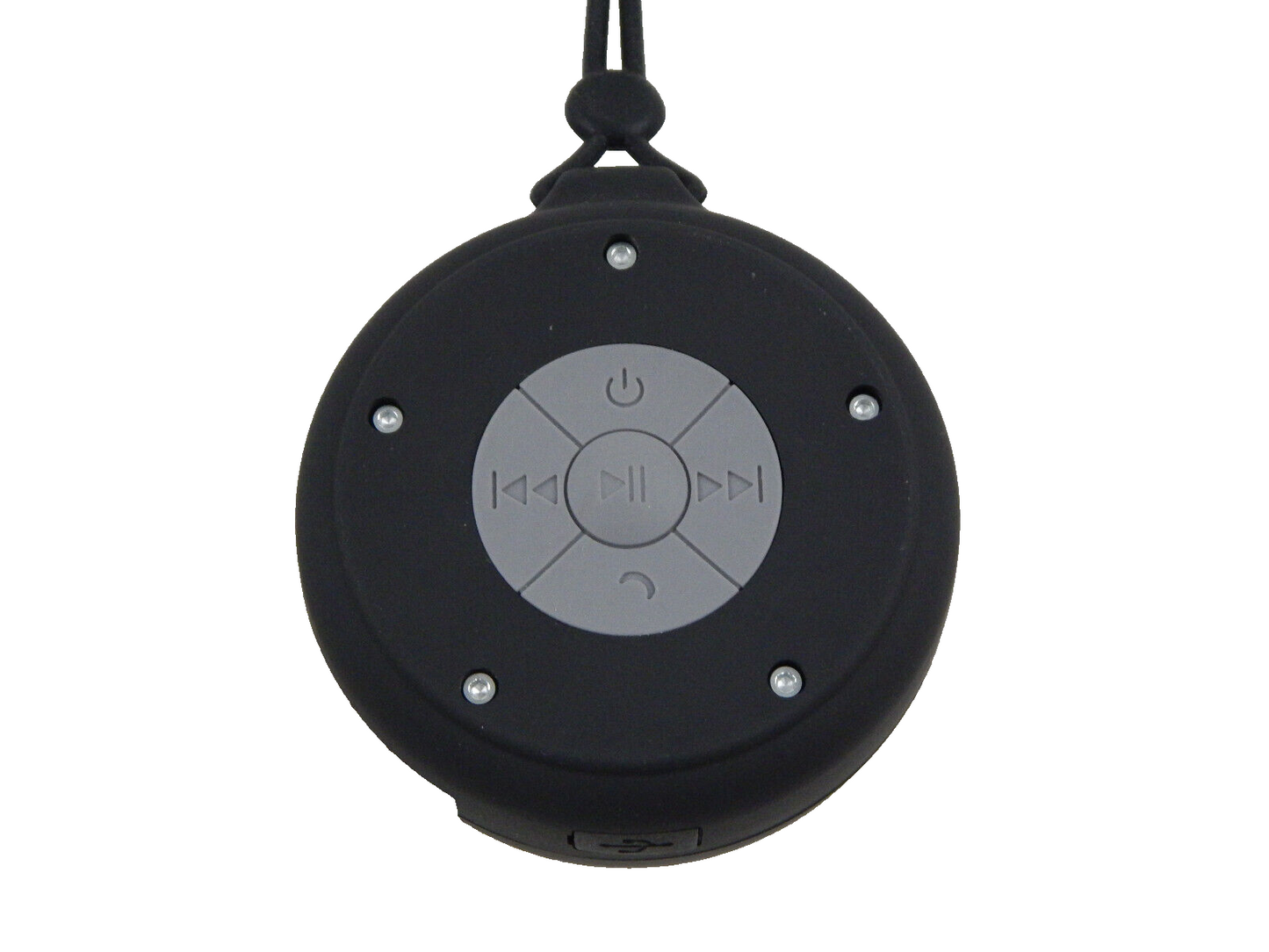 Bluetooth BT Sound Shower Lautsprecher für Dusche & Badezimmer in Schwarz