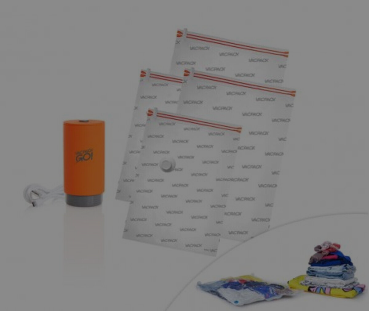 JML VacPack GO! - Tragbares Vakuum-Aufbewahrungssystem, Kompressor