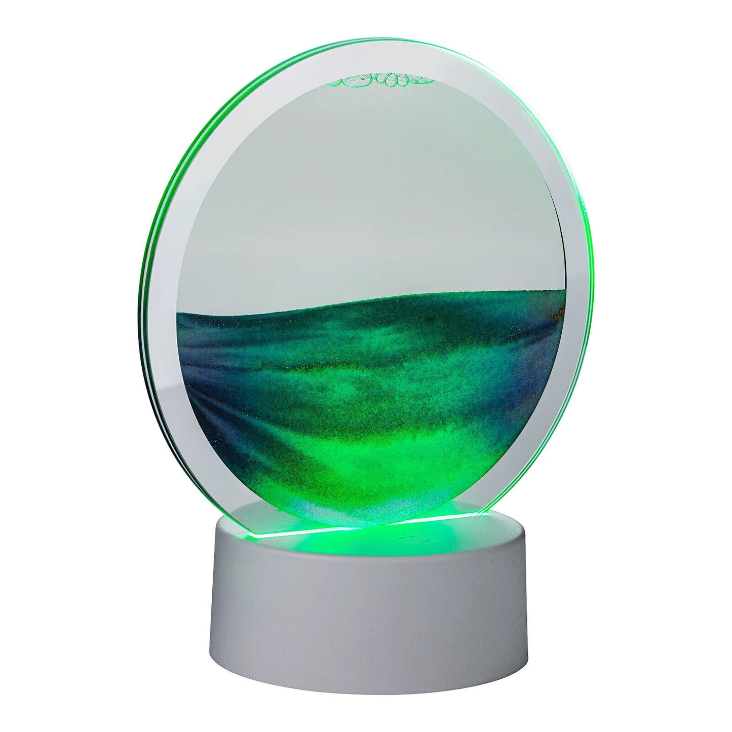 Sandspiel Lampe beleuchtet Deko LED Wohnungsdeko Dekoration in Weiß