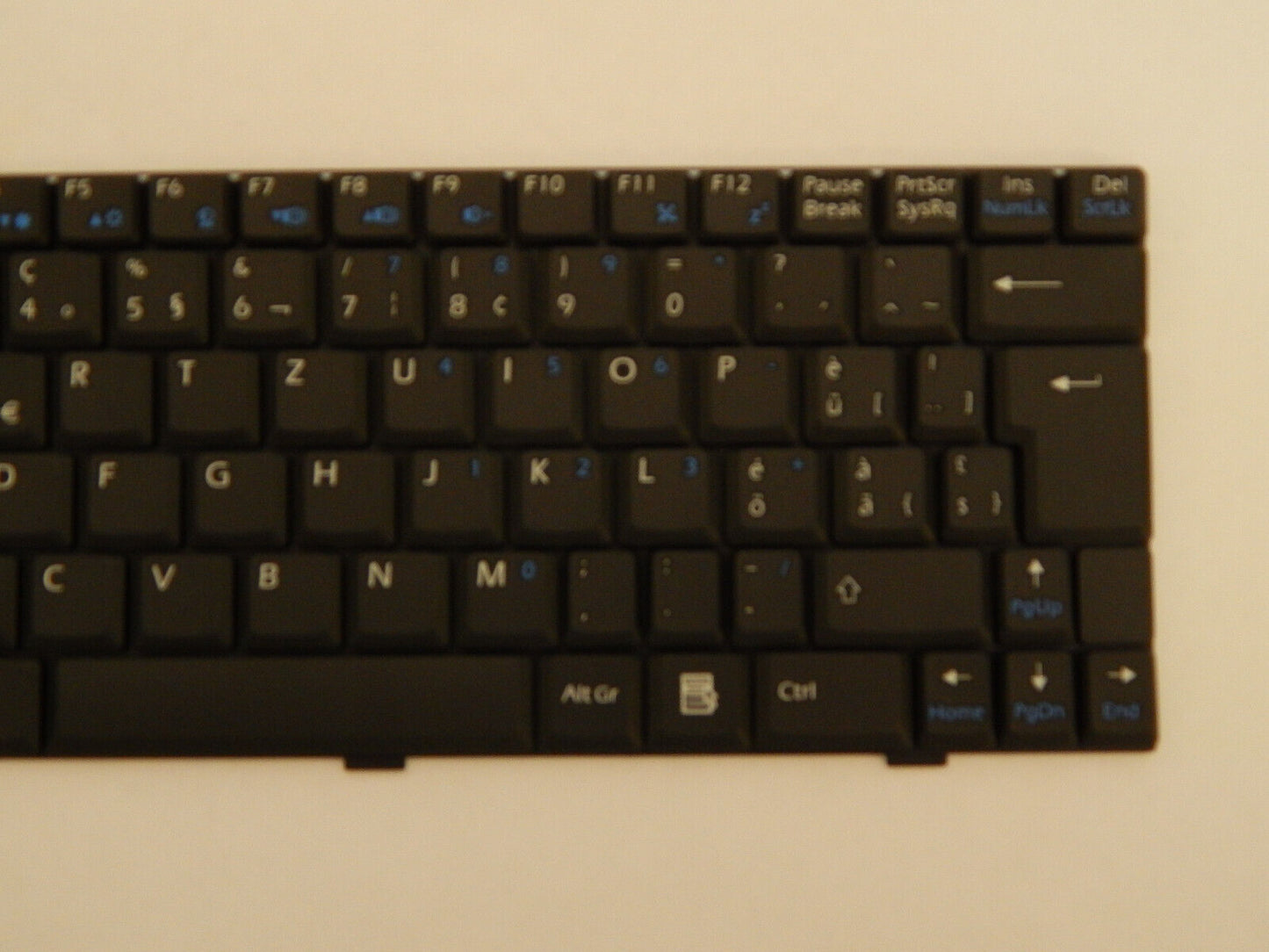 Laptop Tastatur Universal QWERTZ Layout Laptoptastatur Notebook Einbau Tastatur