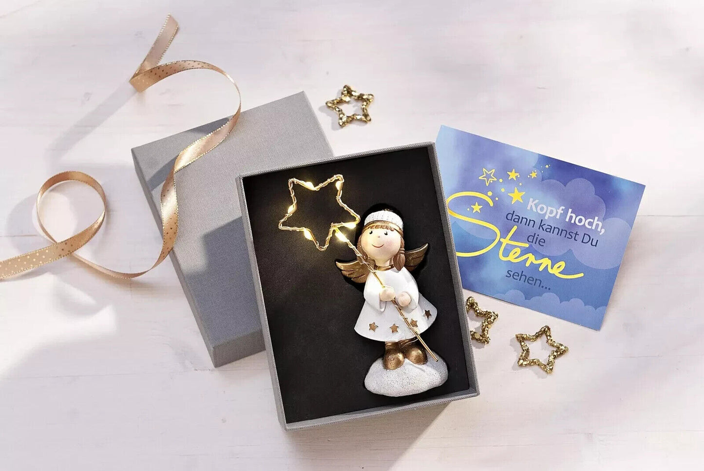 LED-Geschenkset Mutmach-Engel Chiara Geschenk Deko Wohnungs Dekoration