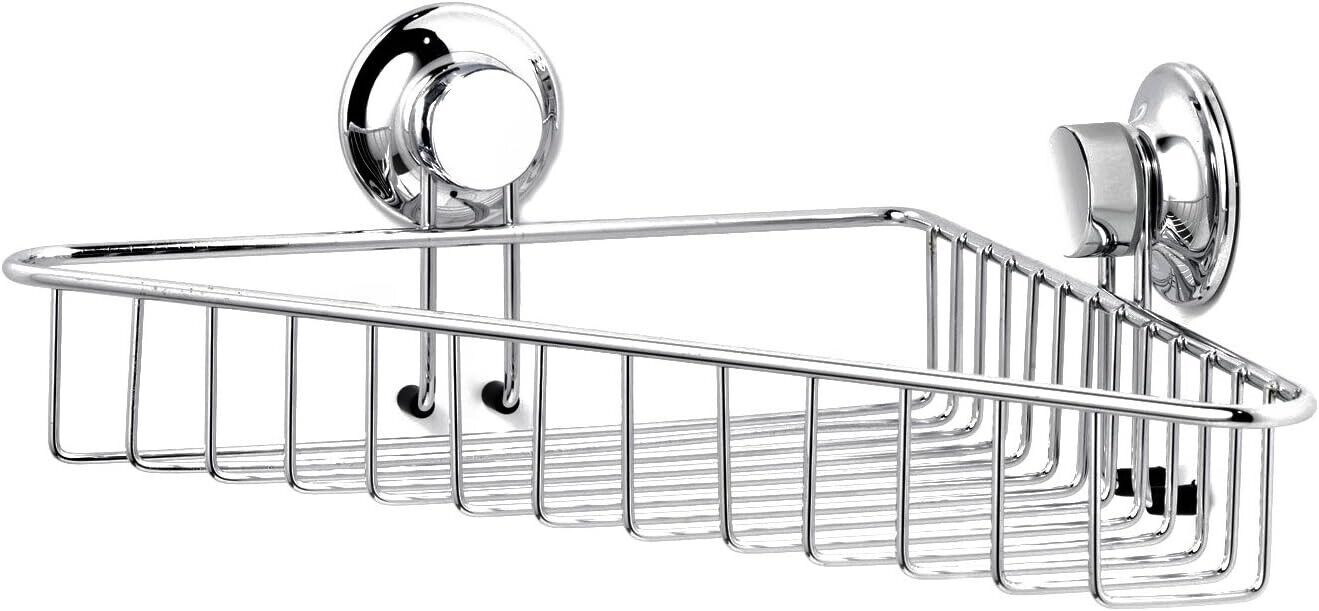 EverLoc Vacuum-System, Eckablage 1er, Eckablage mit Saugnäpfen aus Metall