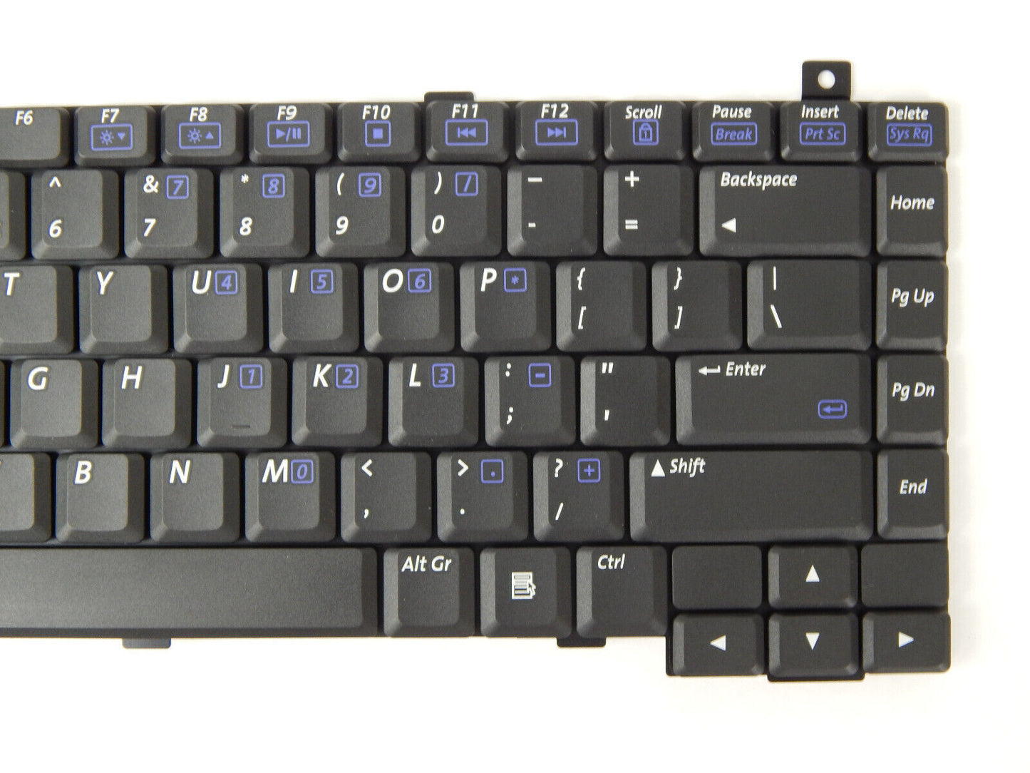 Laptop Tastatur Universal QWERTY Layout Laptoptastatur Notebook Einbau Tastatur