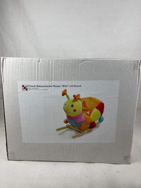 Plüsch Babyschaukel Raupe "Mädi" mit Sound
