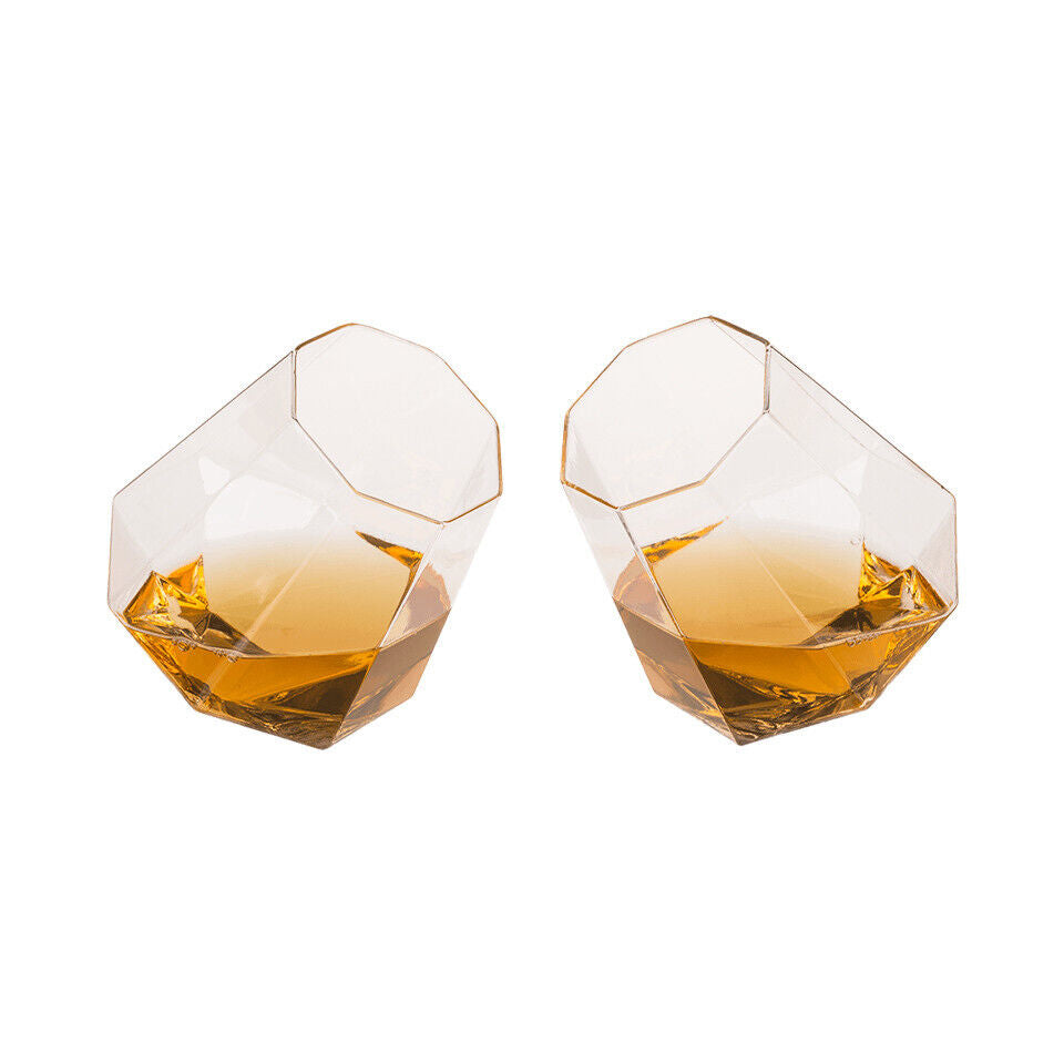 Whiskygläser Diamond, 2er Set Gläser Trinkgläser