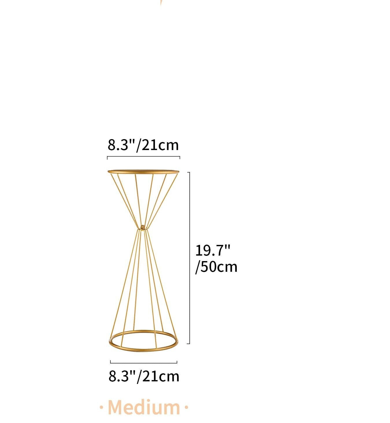 Nuptio Gold Hochzeit Tafelaufsätze für Tische