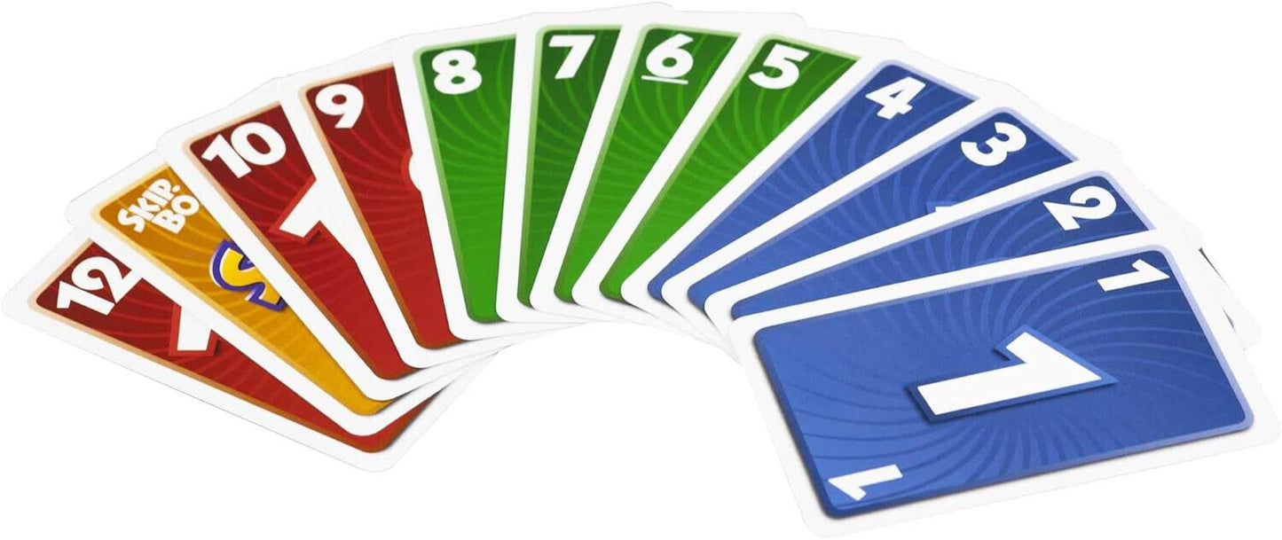 Mattel Games Skip-BO, Kartenspiele für die Famile, Perfekt als Kinderspiel, Reis