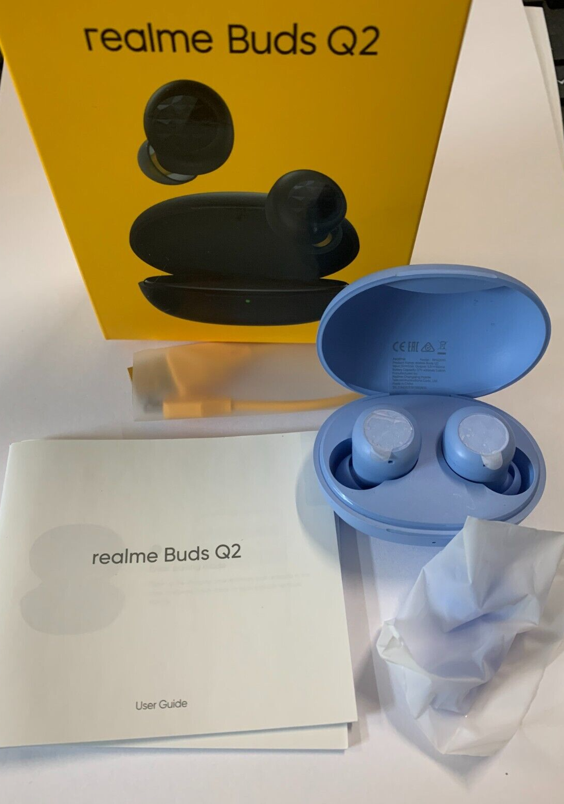 realme Buds Q2 Bluetooth 5.0 In-Ear-Kopfhörer mit Geräuschunterdrückung 20 Stund