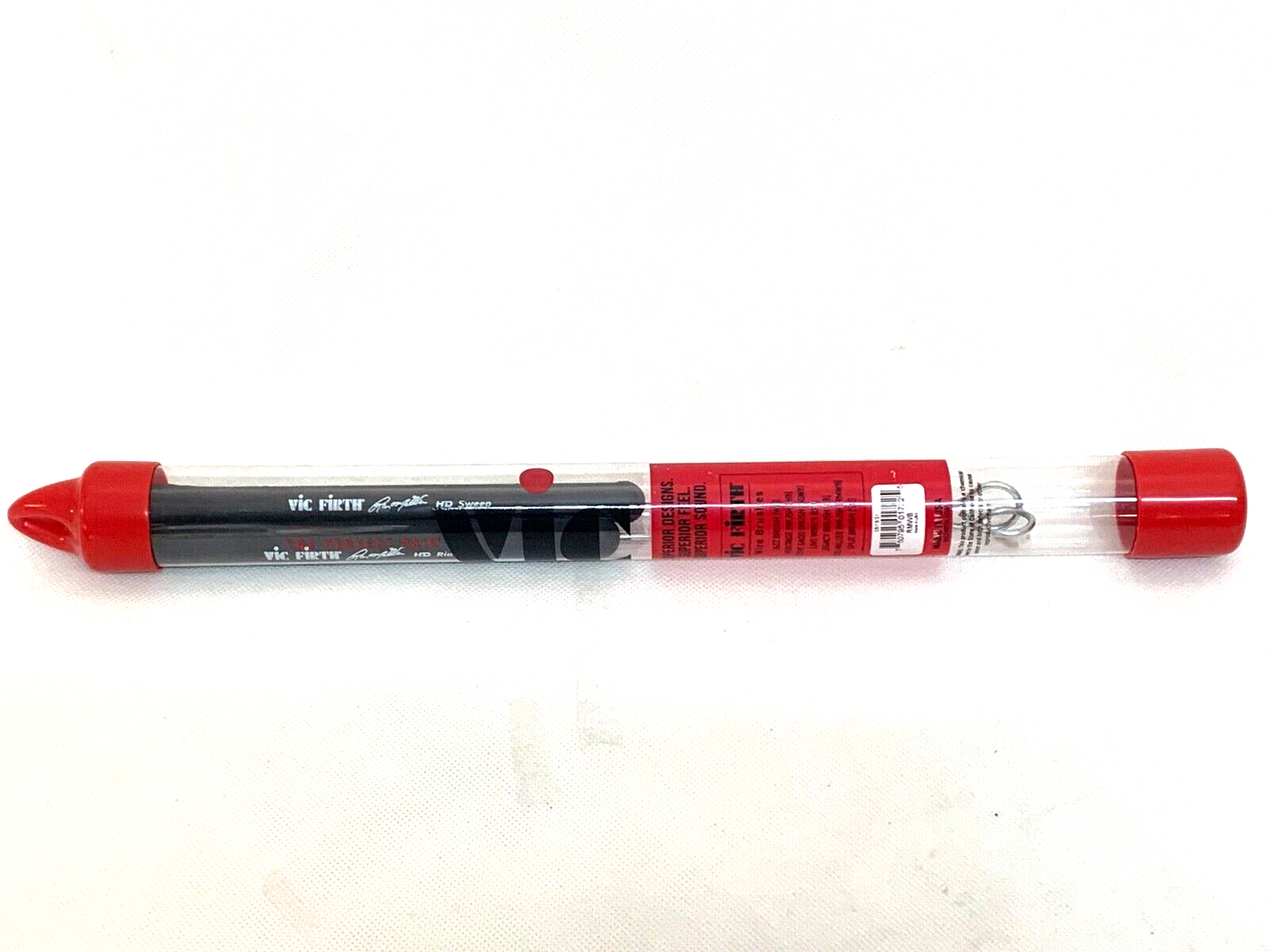 Vic Firth Signature Series Wire 'Sweep' Brush - Russ Miller - Retractable - Blac