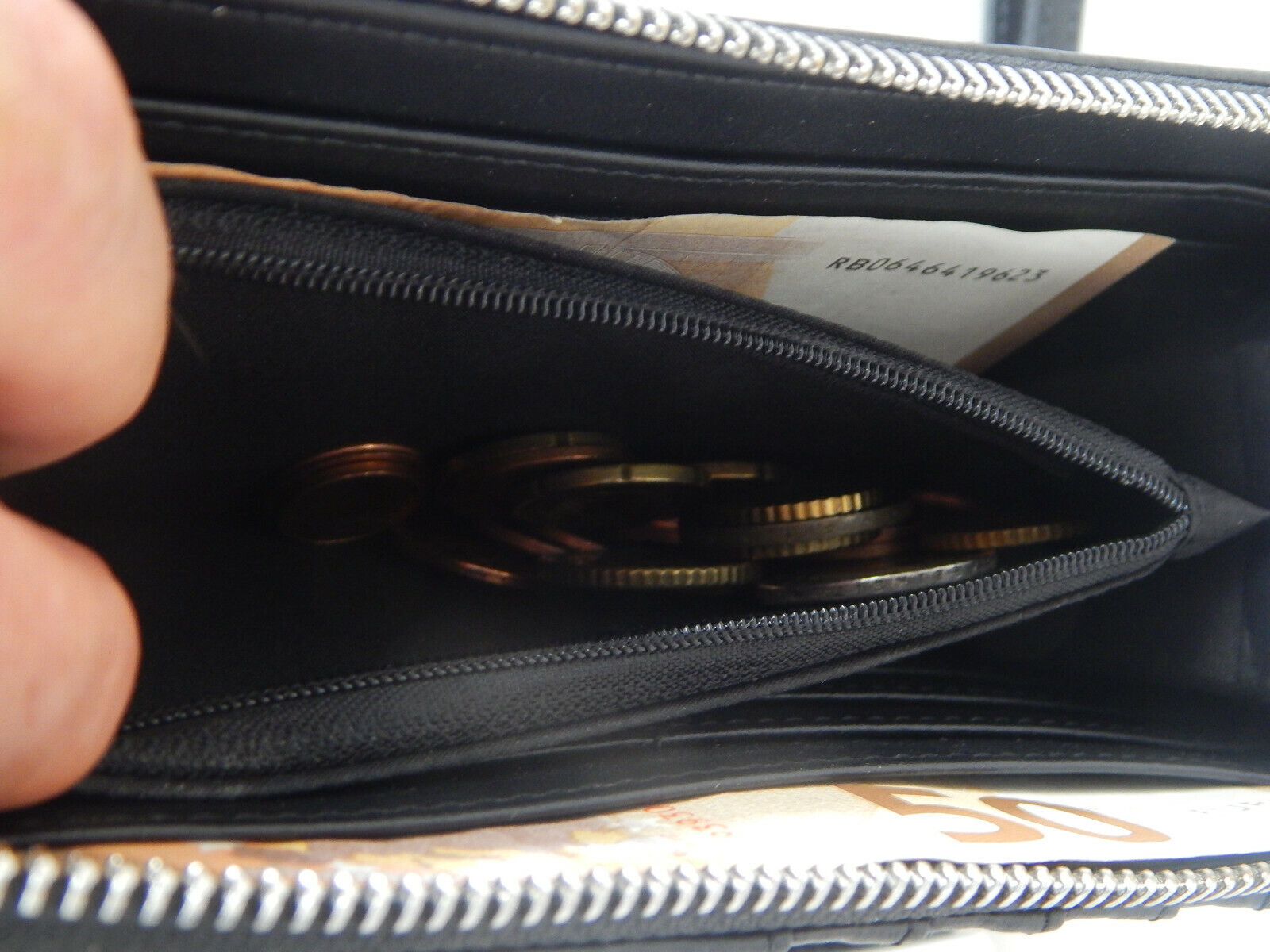 Card Guard Geldbörse Damen schwarz | Alu Protect Case Kreditkarten Purse | schüt