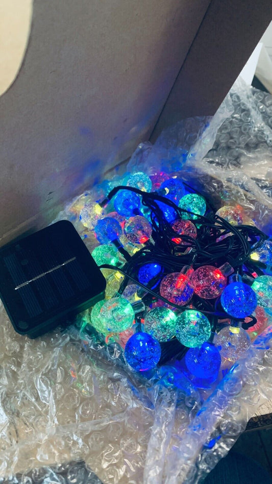 Led Kugel Lichterkette,6M 25er LED Lichterketten Globe mit 8 Modi Innen Außen De