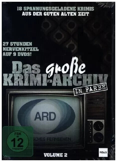 Das große Krimi-Archiv Vol. 2 * DVD 18 spannungsgeladene Krimis * Pidax Neu
