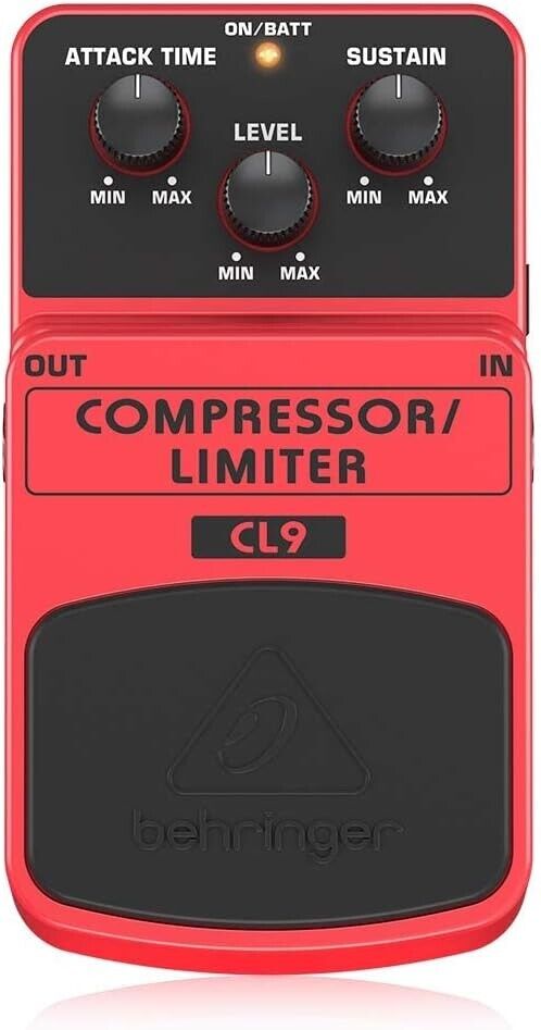 Behringer COMPRESSOR/LIMITER CL9 Klassisches Kompressor/Limiter-Effektpedal