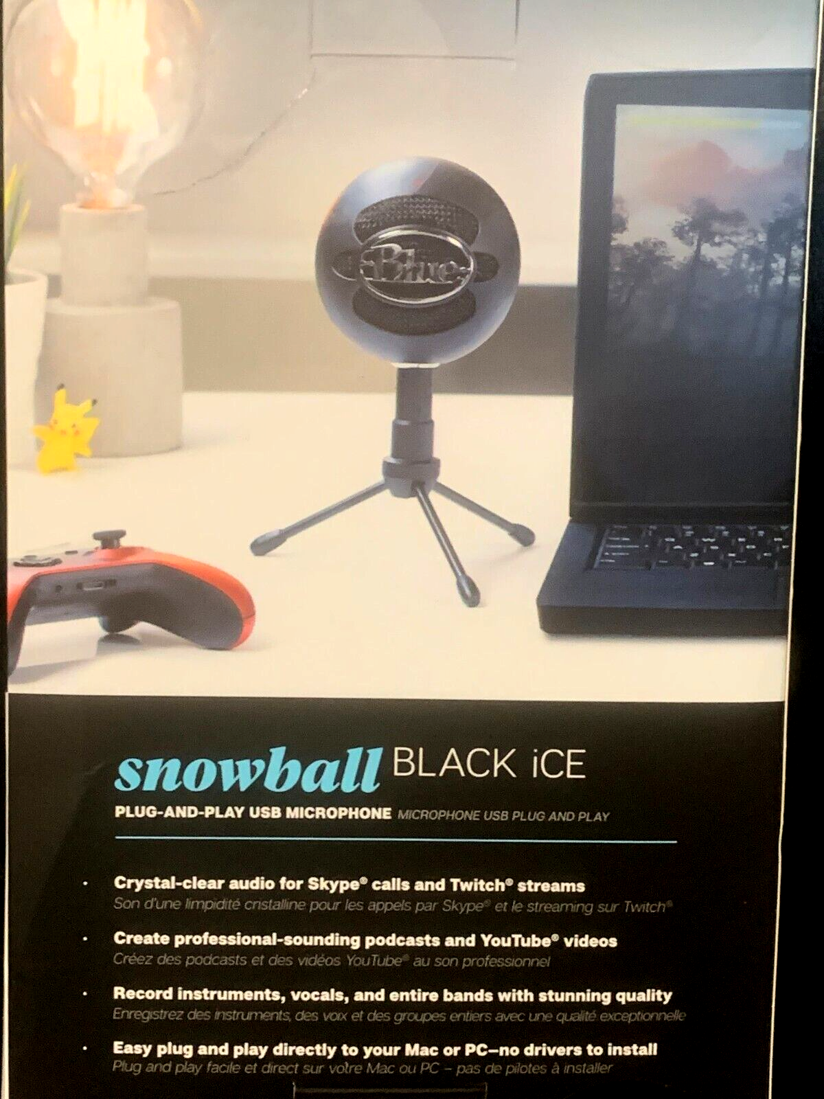 Blue Microphones Snowball iCE USB-Mikrofon - Schwarz (988-000172)