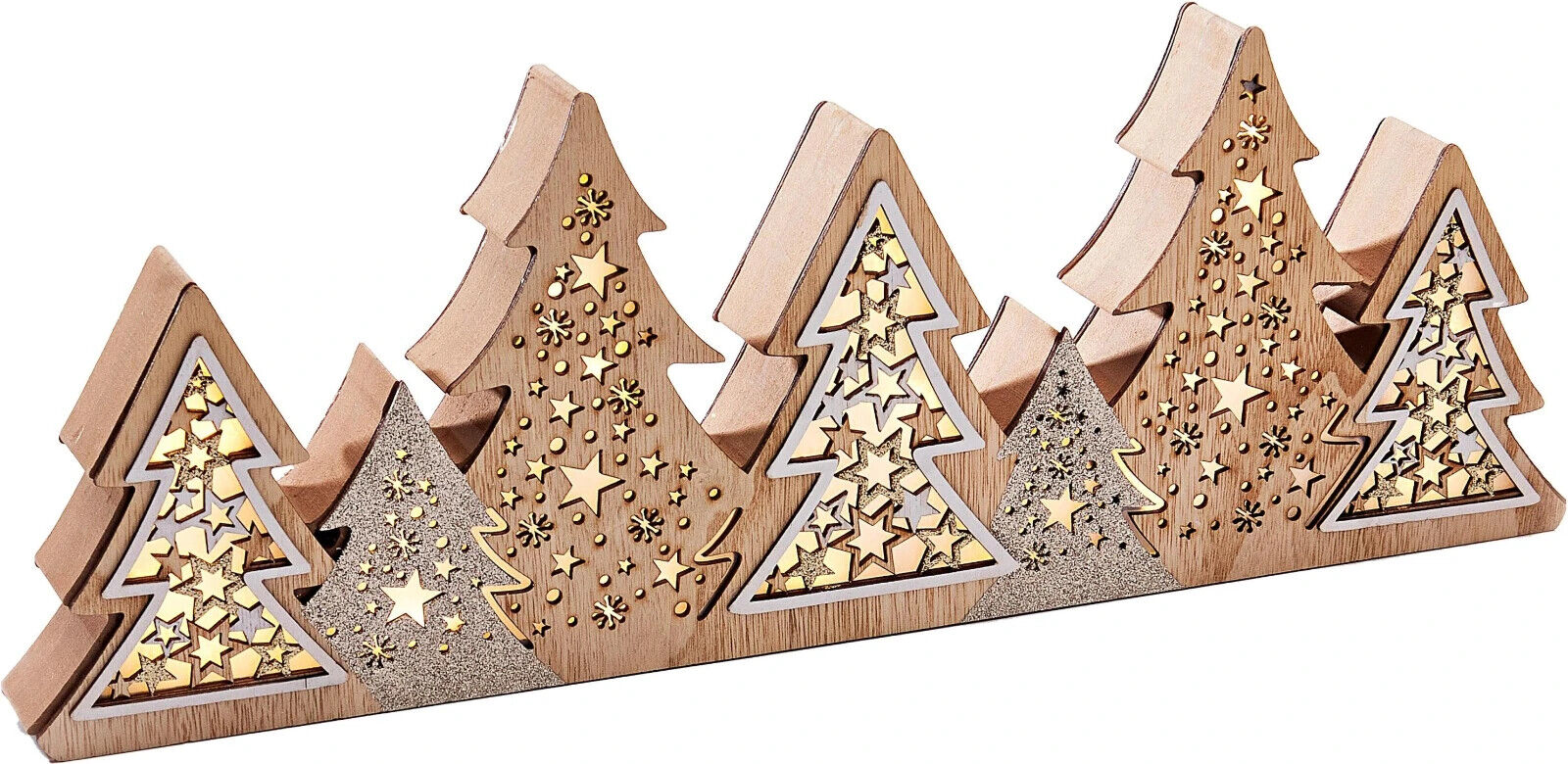 LED-Deko "Tannenwald" 50 cm Dekoration Advent Deko Wohnungsdeko LED Fensterdeko
