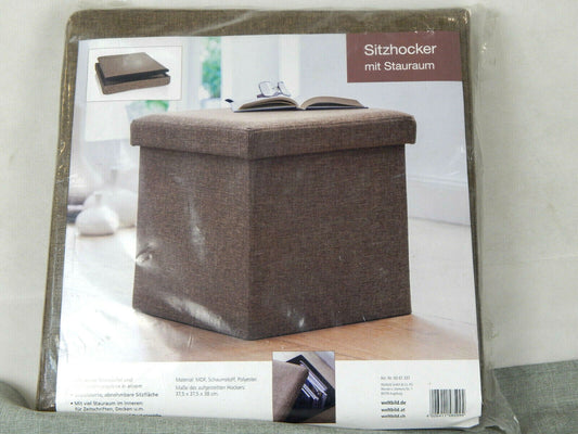 Sitzhocker mit Stauraum