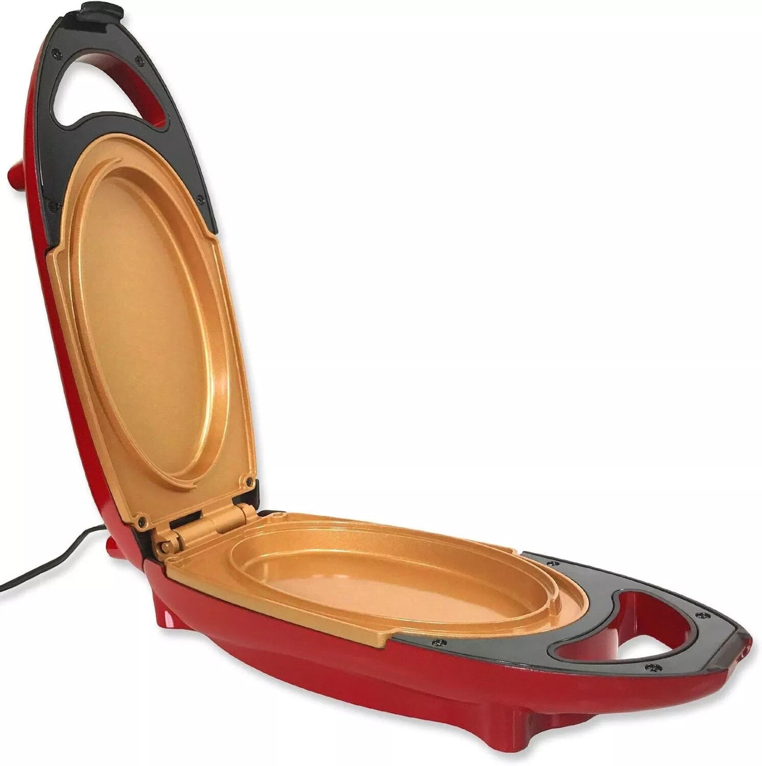 Omlettmaker Omlett Maker mit 800 Watt Leistung, perfekten Frühstück Genuss Rot