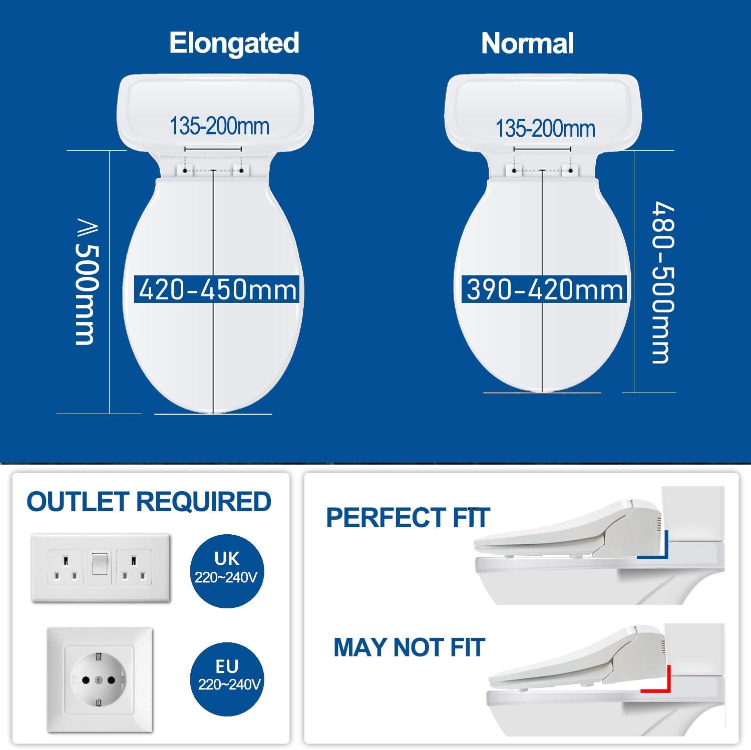 FLORY FDB300 Intelligenter Smart Bidet Toilettensitz, wc dusche umweltfreundlich