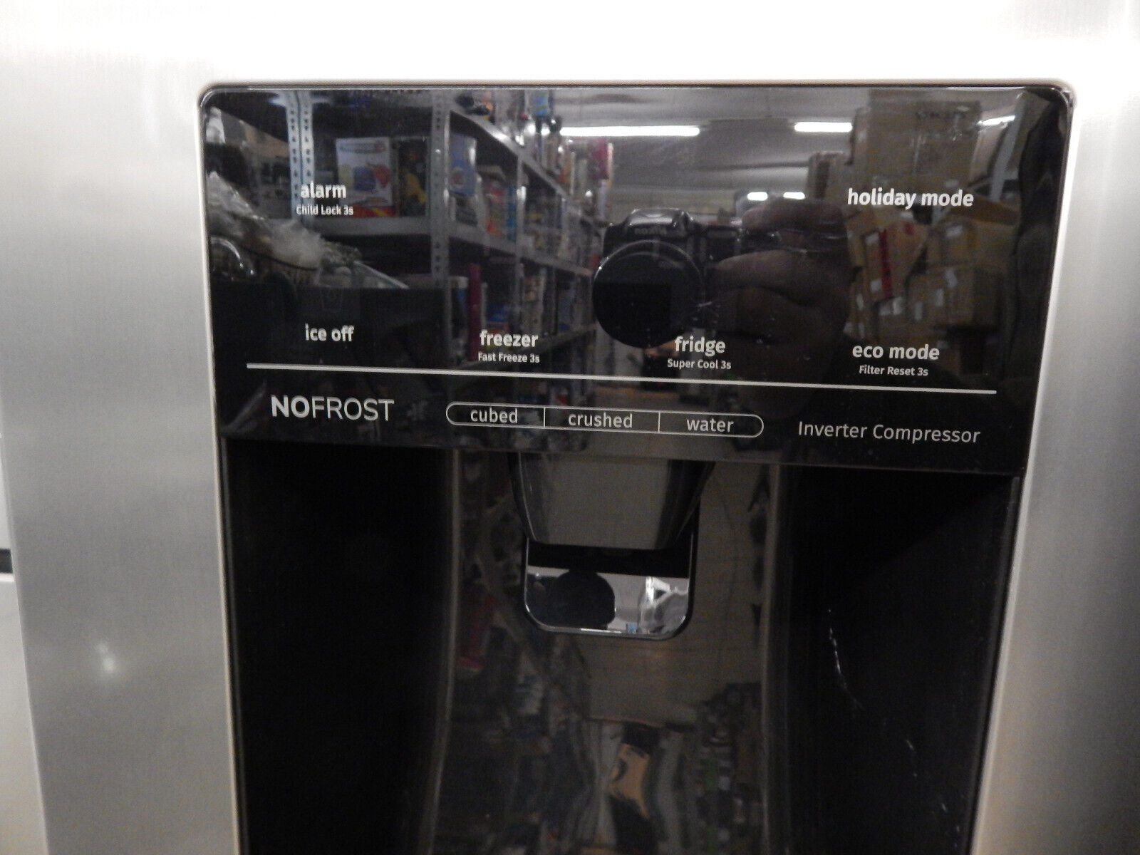 Gorenje Side-by-Side NRS9EVXB1 Kühlschrank Edelstahl Eis-/Wasserspender NoFrost