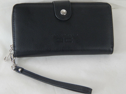 Card Guard Geldbörse Damen schwarz | Alu Protect Case Kreditkarten Purse | schüt