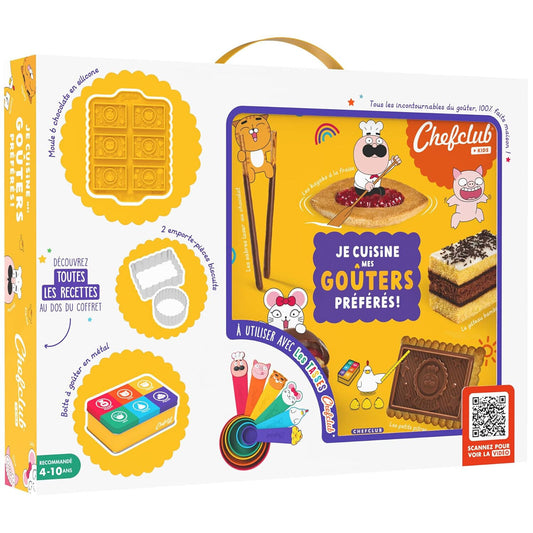 Chefclub - Chefclub Kids Box: Ich koche meine Lieblingssnacks –Rezeptbuch