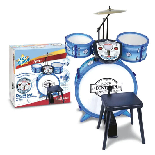 Bontempi Schlagzeug mit Tutor, 4-tlg.