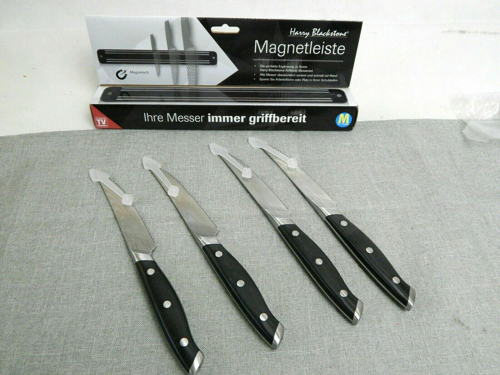 Trusted Butcher Messer-Set mit  Magnetleiste & Messerschleifer & Pfanne