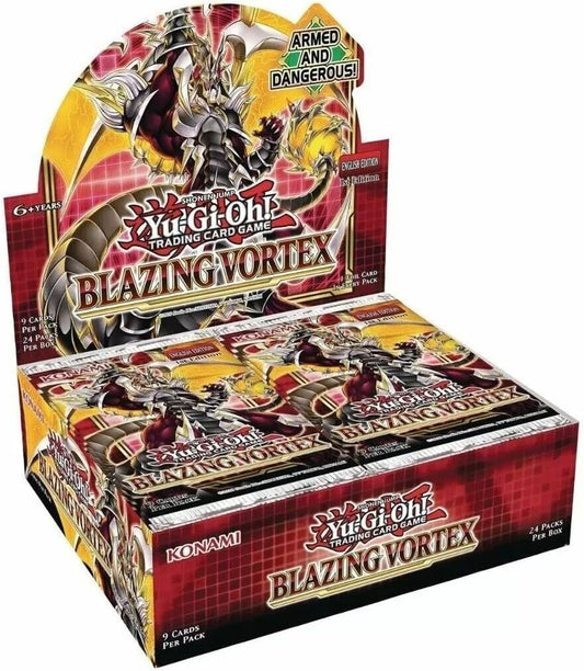 YU-GI-OH! YGO - Blazing Vortex - Booster-Display (24 Packungen), Englische Versi