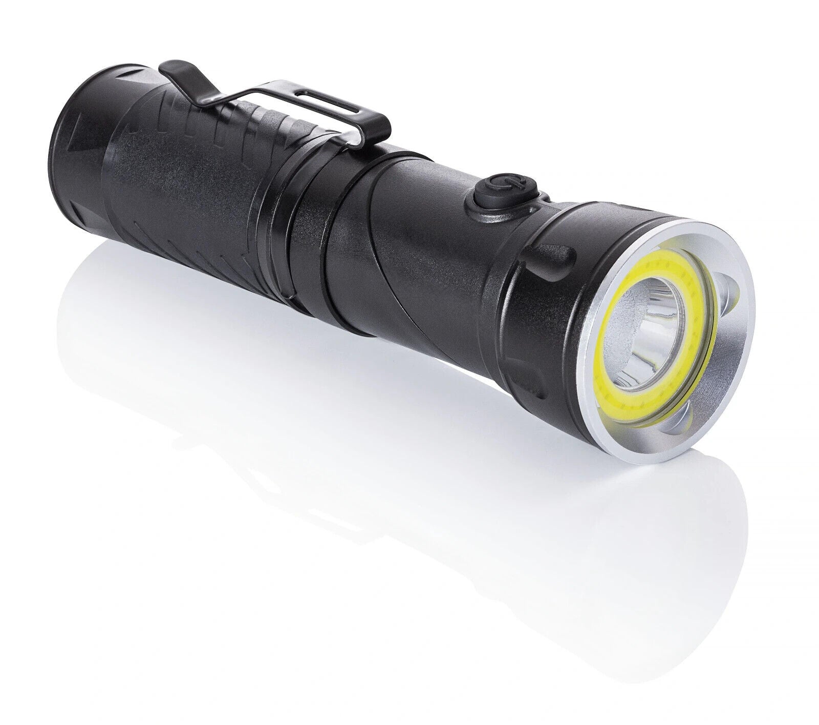 2 in1 Taschenlampe Metall Magnet Halterung Ultrahell Gürtelclip Verstellbar