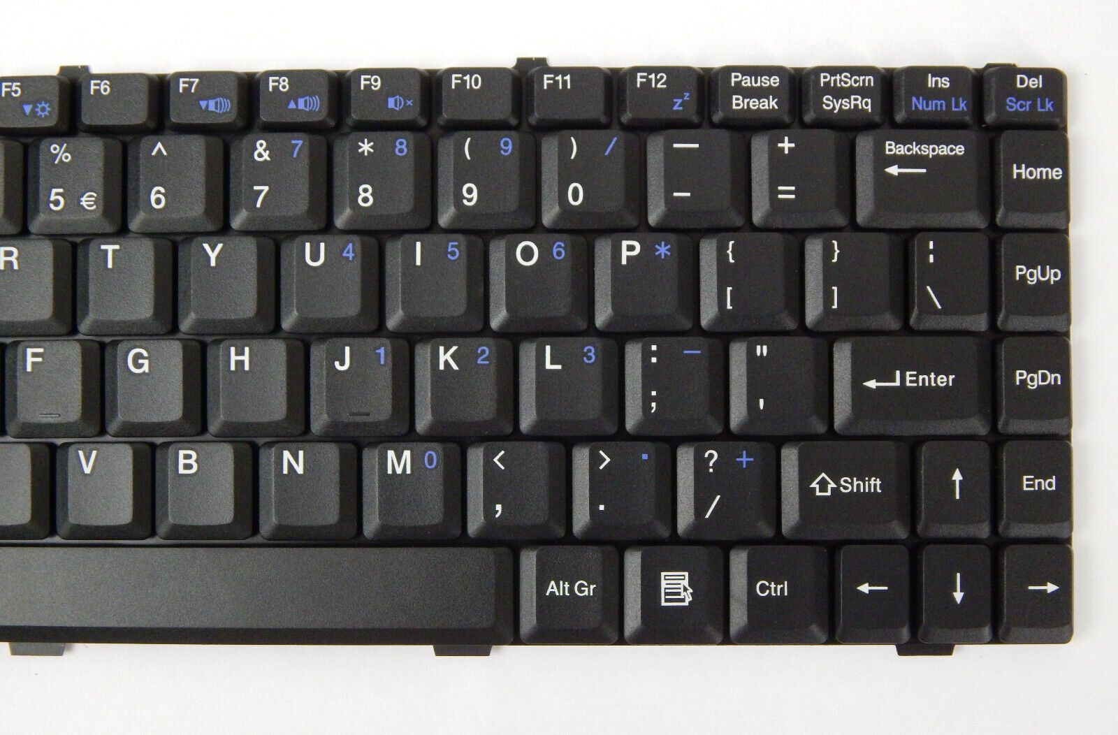 Laptop Tastatur Universal QWERTY Layout Laptoptastatur Notebook Einbau Tastatur