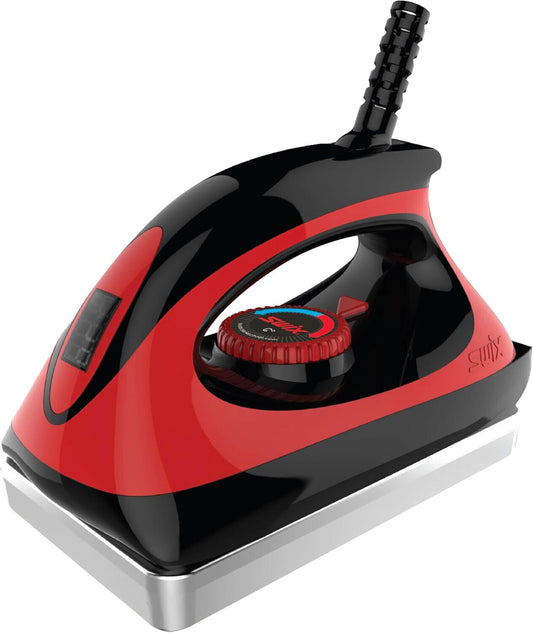 Swix Digital T73D110 Wachs Eisen für Ski und Snowboard, 18 mm Grundplatte, Rot