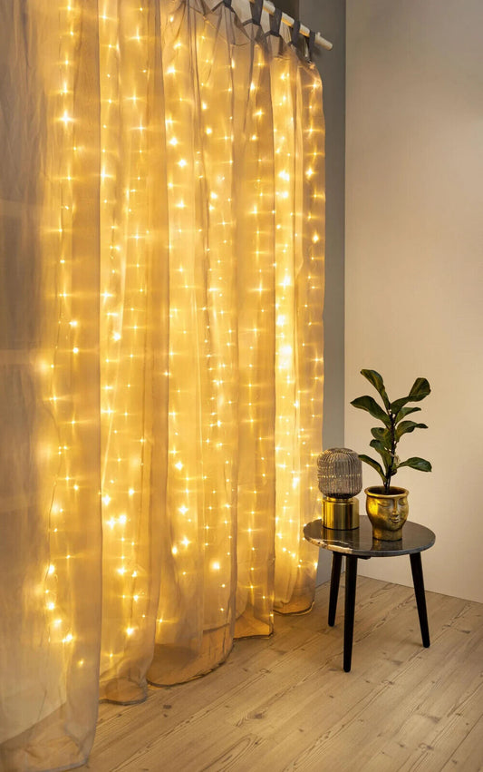 LED-Lichtervorhang "Shine" 300 LEDs, 3x3m