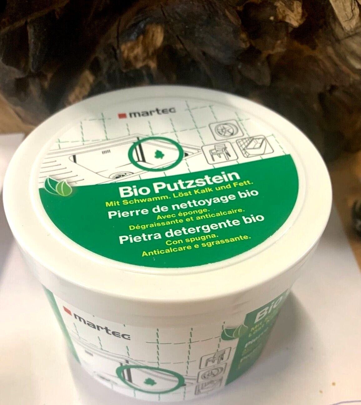 2 x Bio Putzstein (Universalreiniger) Martec, 400 g, inkl. Schwamm