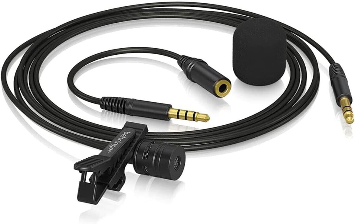 Behringer BC LAV GO Professionelles Lavalier-Mikrofon in Schwarz