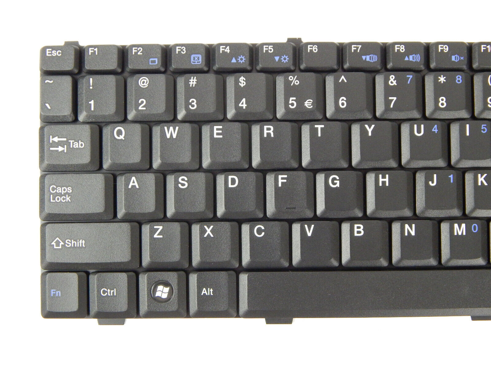 Laptop Tastatur Universal QWERTY Layout Laptoptastatur Notebook Einbau Tastatur