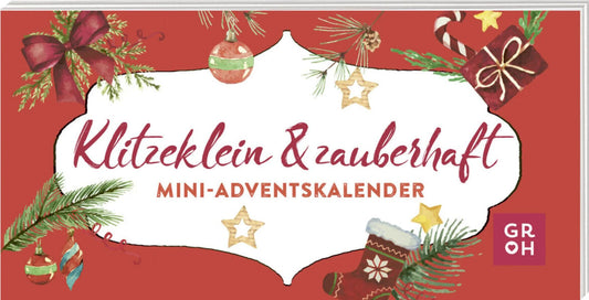 Mini-Adventskalender im niedlichen Mini-Format 24 liebevolle Botschaften Buch