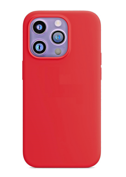 Silikon Case für Apple iPhone 12 Pro Max mit MagSafe - in Rot