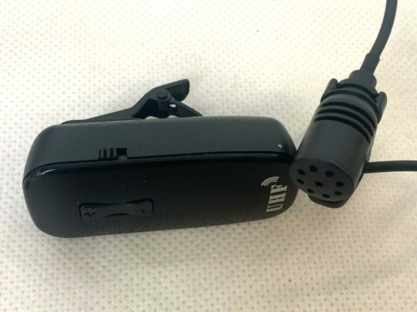 Wireless Mikrofon UHF 50 Kanäle - Ansteckmikrofon Kabellos Microphone mit Clip f