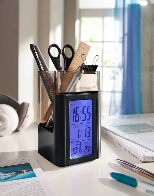 Stiftehalter mit Display