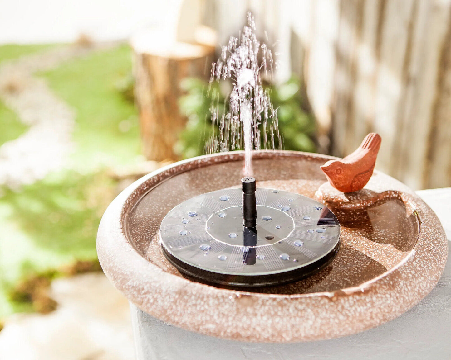 Solar-Wasserspiel für den Teich Wasserspiel Wasser Spiel Teichfontäne Fontäne