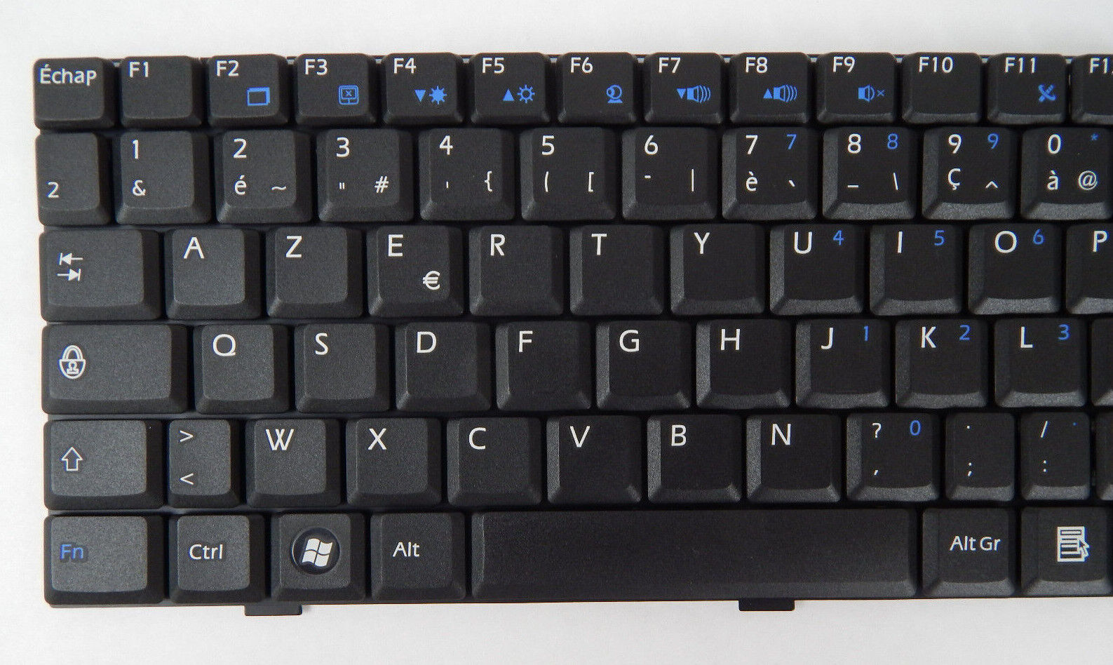 Laptop Tastatur Universal AZERTY Layout Laptoptastatur Notebook Einbau Tastatur