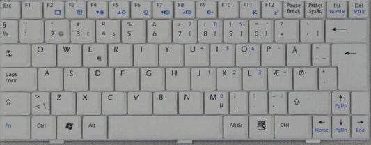 Laptop Tastatur Universal QWERTY Layout Laptoptastatur Notebook Einbau Tastatur