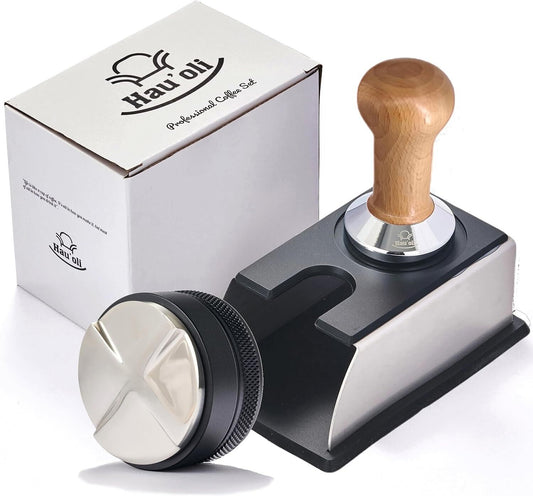 Hau'oli Barista Set - Tamper Set - Espresso Tamper - Kaffee Tamper - Barista Dis