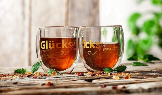 Doppelwandige Gläser GlücksMoment, 2er-Set -