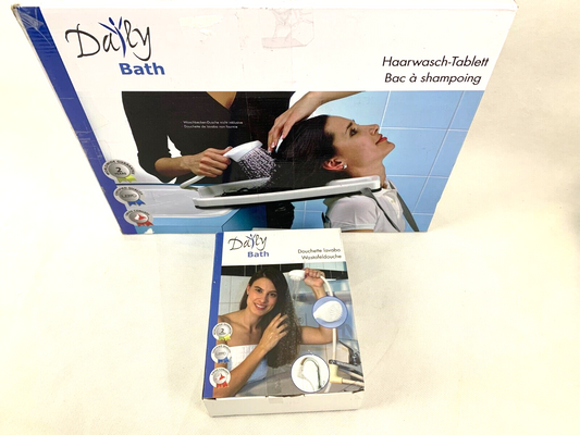 Daily Haarwasch-Tablett und Lavabo-Dusche
