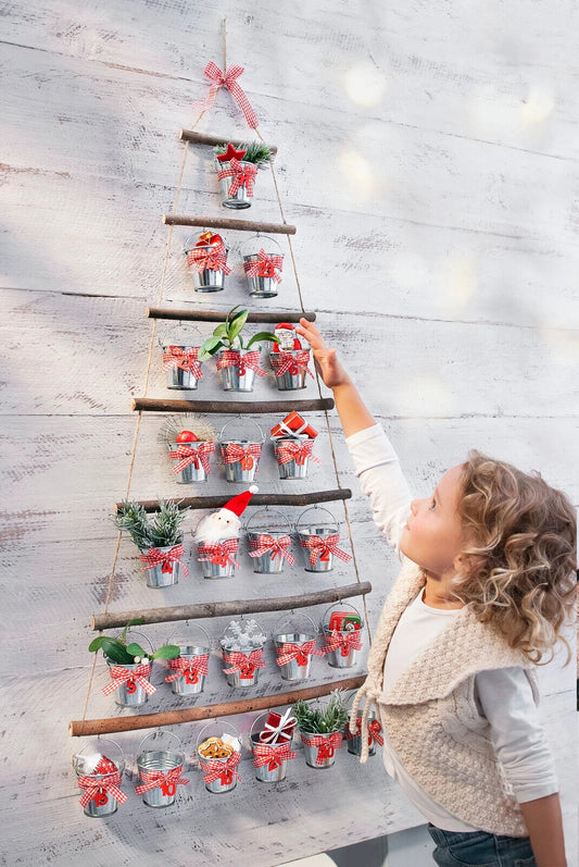 Adventskalender "Natur" zum selbst befüllen Befüllbar Advent Weihnachten Deko