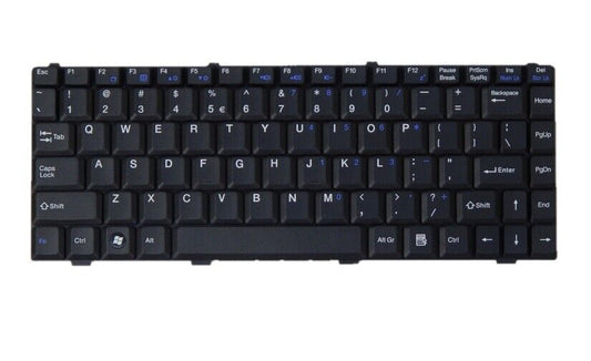 Laptop Tastatur Universal QWERTY Layout Laptoptastatur Notebook Einbau Tastatur