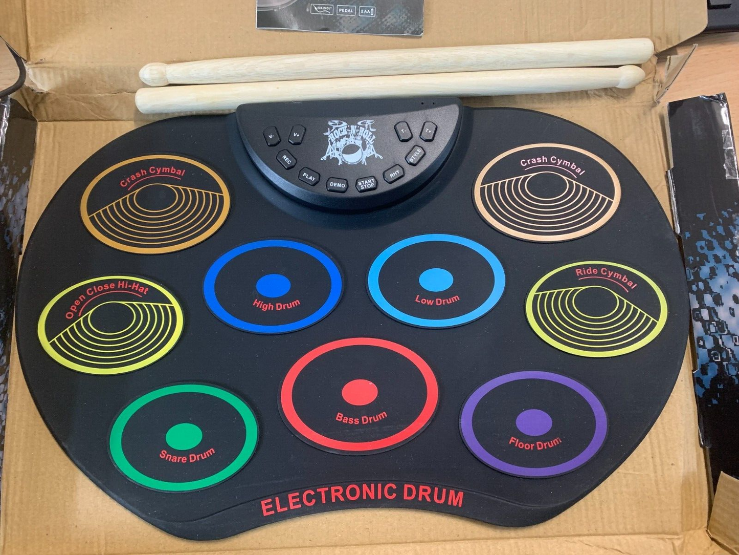 Elektronische Trommel Drum Set Schlagzeug Digital