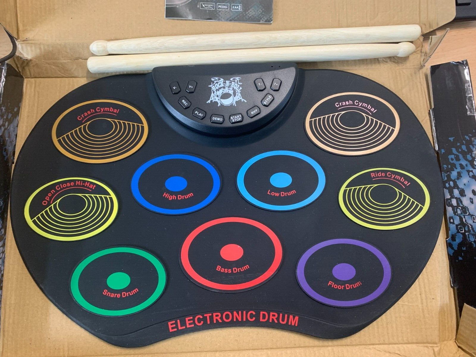 Elektronische Trommel Drum Set Schlagzeug Digital